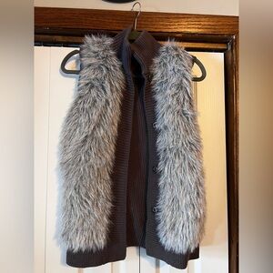 Elle Charcoal Knit Sweater